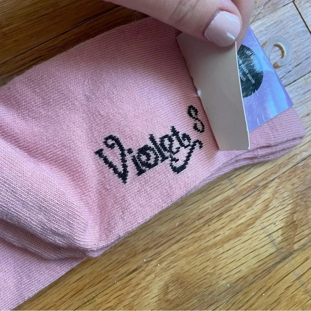 4/$25 Girls Rose Pink Knee High Socks Size 8